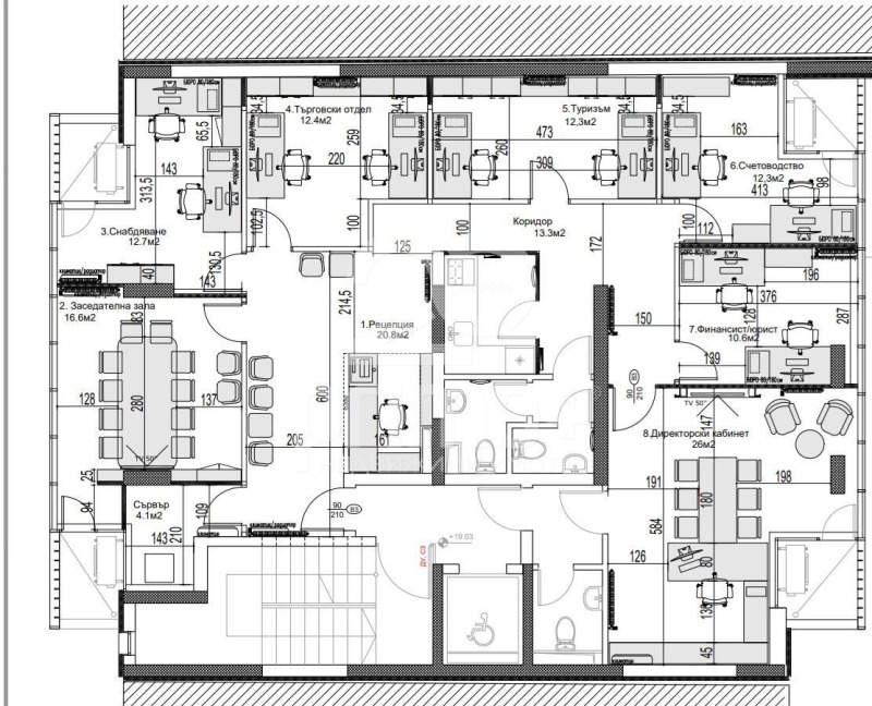 Do wynajęcia  Biuro Sofia , Chipodruma , 238 mkw | 17498426 - obraz [5]