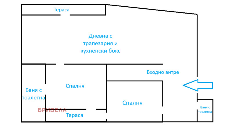 Дава под наем 3-СТАЕН, гр. София, Лозенец, снимка 16 - Апартаменти - 53269413