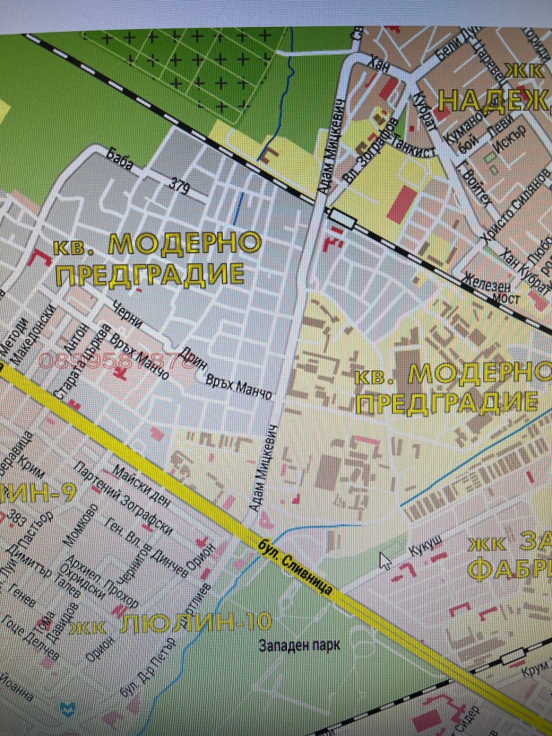 Дава под наем МЯСТО, гр. София, Модерно предградие, снимка 7 - Парцели - 53003539