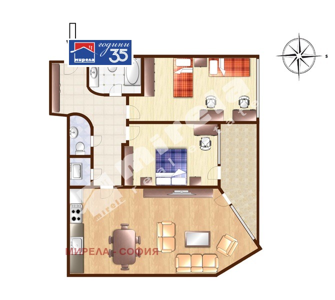 Дава под наем 3-СТАЕН, гр. София, Младост 2, снимка 12 - Апартаменти - 50044886