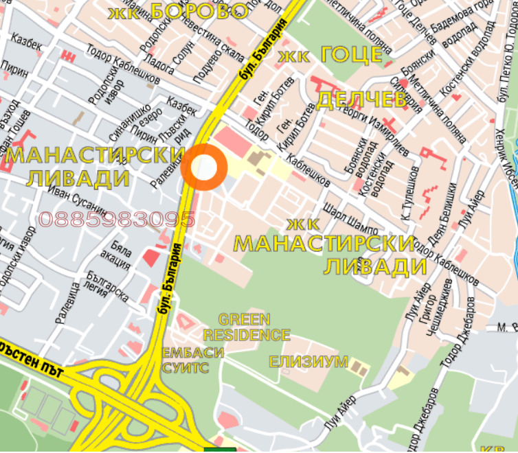 Дава под наем ГАРАЖ, ПАРКОМЯСТО, гр. София, Манастирски ливади, снимка 2 - Гаражи и паркоместа - 53619189