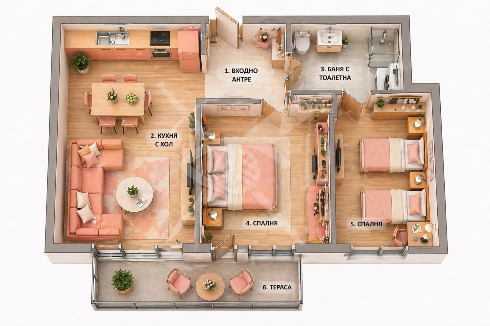 Дава под наем 3-СТАЕН, гр. София, Овча купел